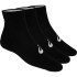 Chaussettes short ASICS Quarter 3PPK Noir