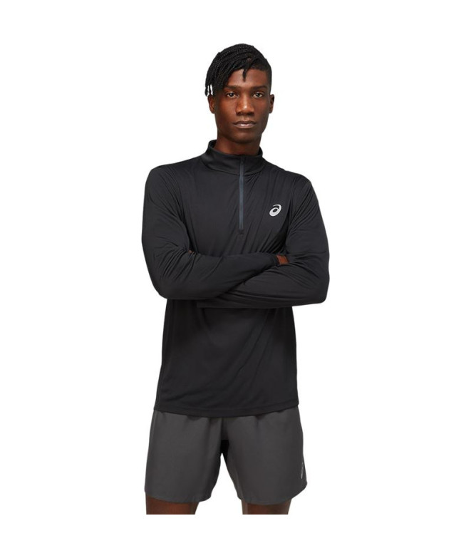 T-shirt ASICS Core 1/2 Zip M Noir