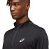 T-shirt ASICS Core 1/2 Zip M Noir