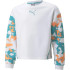 Puma Alpha Crew Girls Hoodless Sweatshirt White