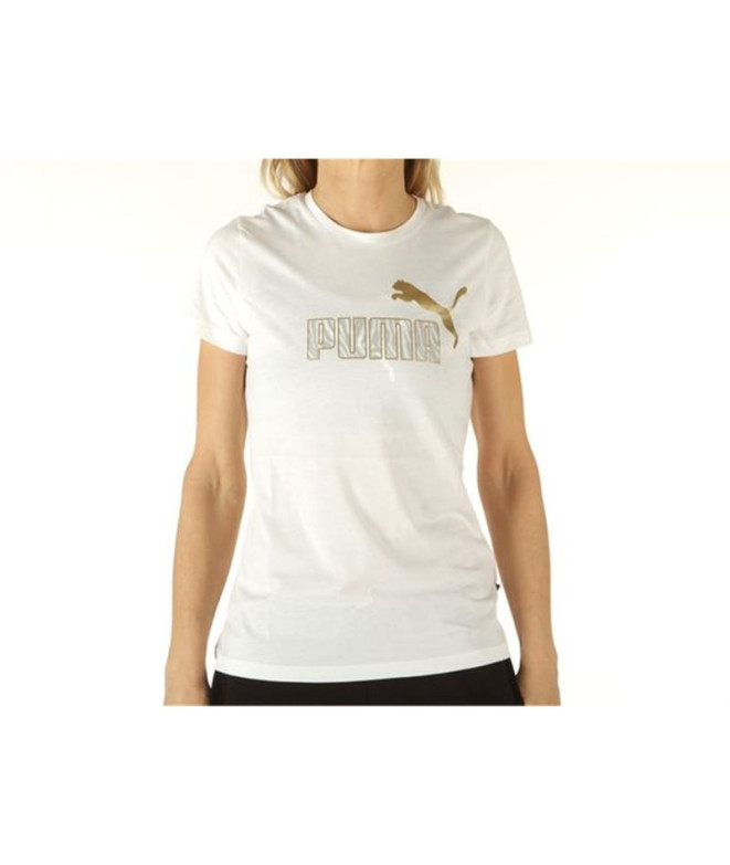 Puma Graphic Tee W White