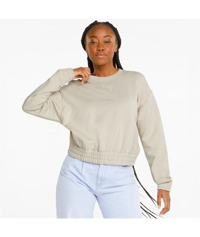 Sweatshirt Puma HER Crew W Beige