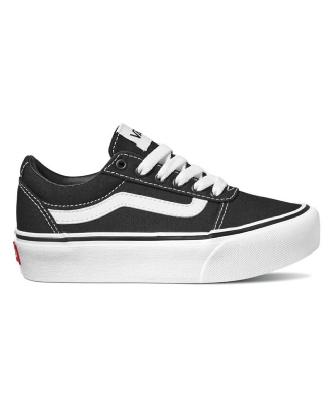 Chaussures Vans Ward Plateforme Filles Noir