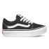 Chaussures Vans Ward Plateforme Filles Noir