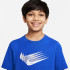 T-shirt Nike Sportswear Kids Bleu