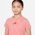 T-shirt Nike Vêtements de sport rose pour filles