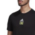 T-Shirt tennis adidas Aeroready Paris Graphic Noir M