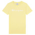 T-shirt Champion Big Script Logo W Yellow