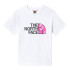 T-shirt The North Face Easy Girl Blanc Rose
