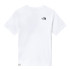 T-shirt The North Face Easy Girl Blanc Rose