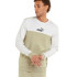 Sweatshirt Puma ESS+ Block Crew M Blanc