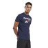 T-shirt Reebok Big Logo M Bleu