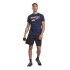 T-shirt Reebok Big Logo M Bleu
