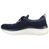 Chaussures de running Skechers Engineered Flat Knit W Black