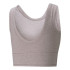 Top de forme Puma Studio Yogini Luxe Crop Tank W Violet