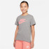 T-shirt Nike Sportswear Filles Gris
