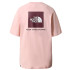 T-shirt à manches courtes The North Face Relaxed Redbox W Pink
