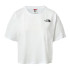 T-shirt The North Face Cropped W Blanc