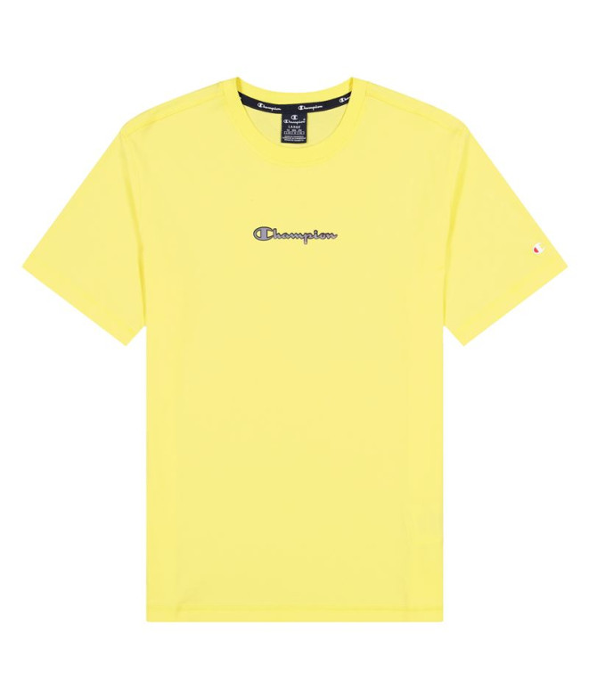 T-Shirt Champion T-Shirt à col roulé M Jaune clair