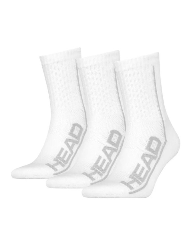 Chaussettes Head Performance PK3 Blanc
