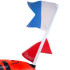 Bouée de chasse Sous-Marine Cressi Sub Équipe 7" Orange