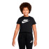 T-shirt Nike Sportswear Filles Noir