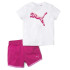 Puma Minicats Alpha Short baby Pink set