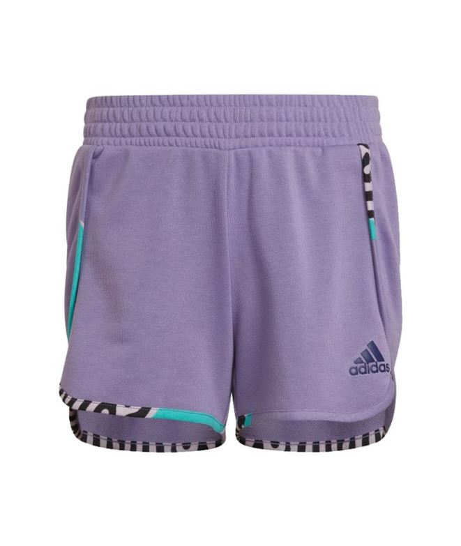 Adidas Aeroready Power - Short fille en tricot...