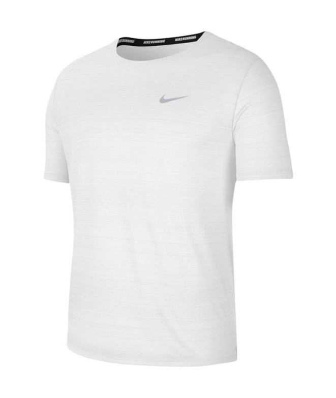 T-shirt running Nike de Dri-FIT Miler M Blanc