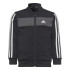 Tracksuit adidas Essentials Shiny 3-Stripes Kids Black