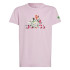 T-shirt adidas Aeroready Training Imprimé floral Filles Rose