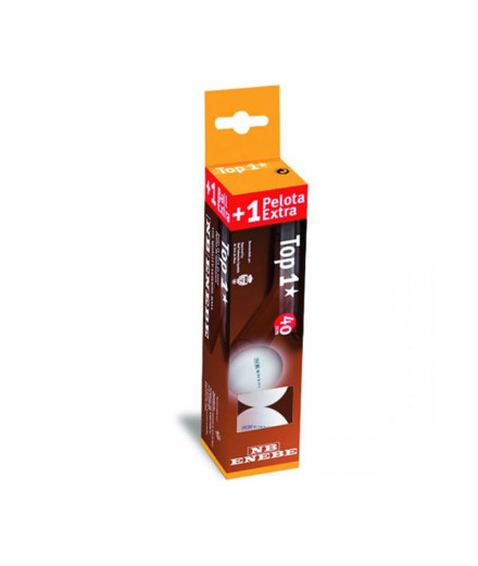 Boîte 3+1 Balles Enebe Haut 1* 40 MM Blanc