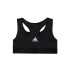 Fitness top adidas Sports Single Jersey Fitted Girl Black