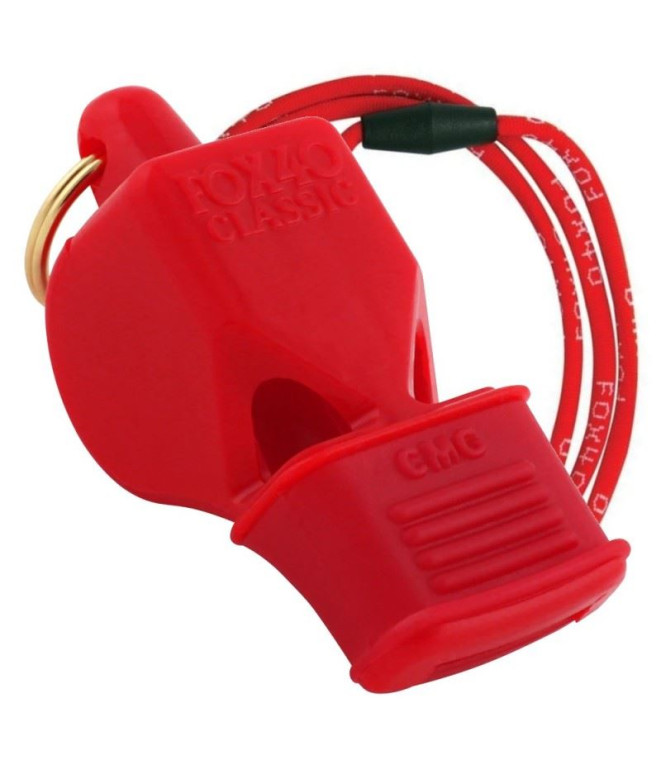 Sifflet avec cordon FOX 40 Classic CMG Rouge