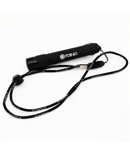 Sifflet FOX 40 Compact électronique avec lumière LED Noir
