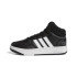 Chaussures adidas Hoops Mid Kids Noir