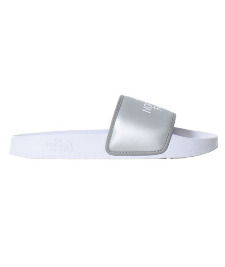 Tongs The North Face Base Camp III Femme Silver White