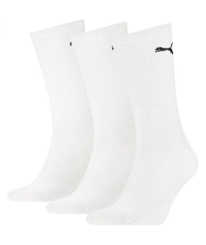 Chaussettes Puma Crew x3 White