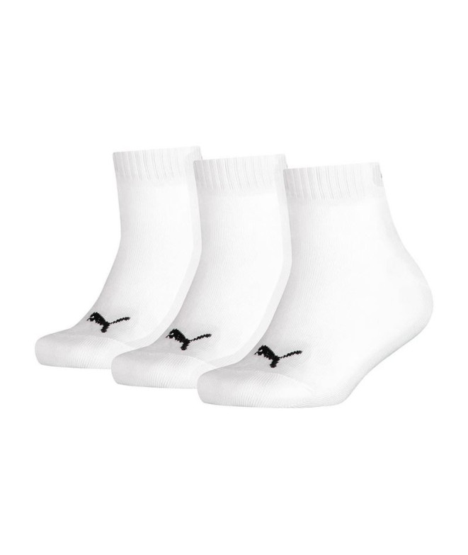 Chaussettes Puma Quarter Jr x3 White