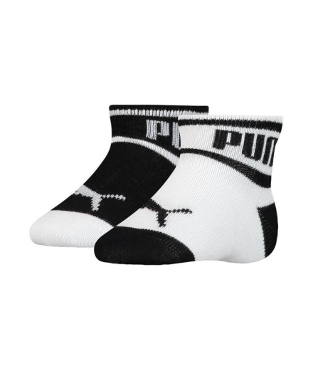 Chaussettes Puma Baby Wording x2 Bck/White