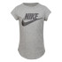 T-shirt Nike Fille Futura SS Gris