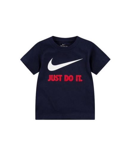 T-shirt Nike Enfant Swoosh JDI Marine