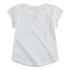 T-shirt Nike Fille Swoosh JDI Blanc