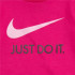 T-shirt Nike Fille Swoosh JDI Fuchsia