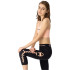Fitness Leggings Champion Quick-Dry Script Logo Crop Femmes BK