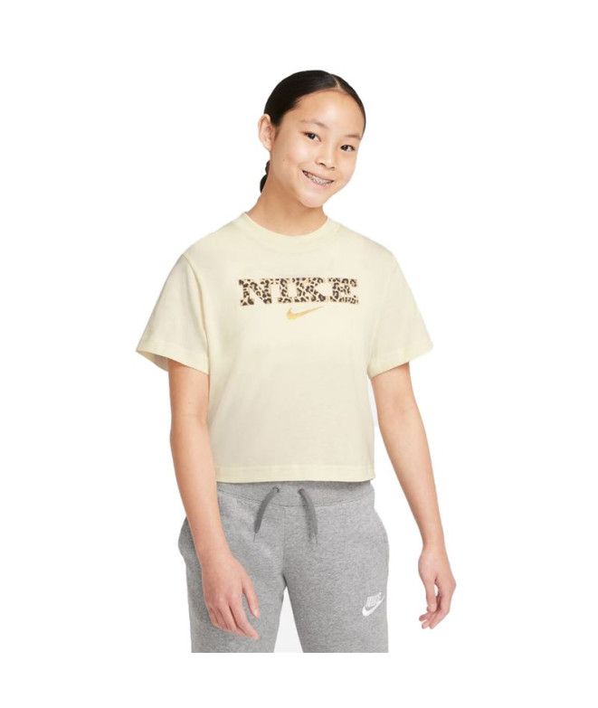 T-shirt Nike Fille Jaune Sportswear