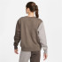 Sweat Nike Femme Sportswear Swoosh Marron