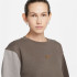 Sweat Nike Femme Sportswear Swoosh Marron