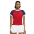 T-shirt tennis Nike Court Femme de Dri-Fit Slam Red