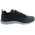 Chaussures Skechers Track-Ripkent Homme Maille noire/bordures anthracite